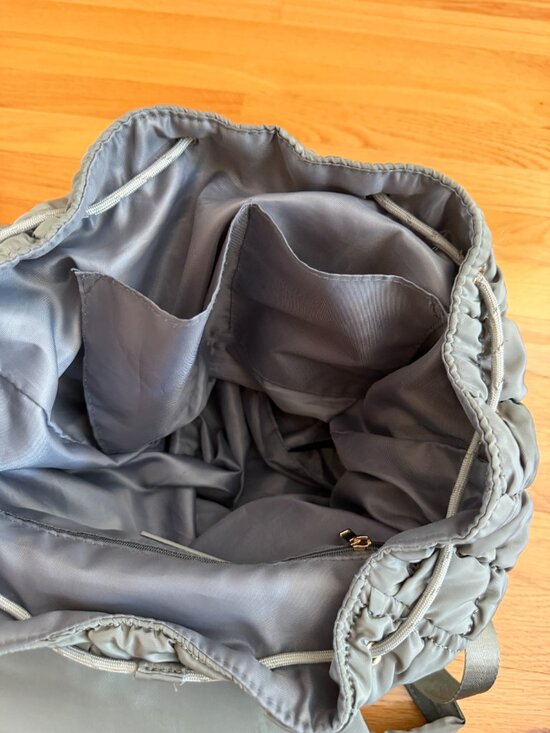 Urban Expressions Gray Quilted Backpack main image 9